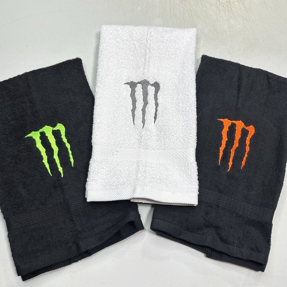 Monster Towels Embroidered Hand Towel Set Bathroom Home Decor